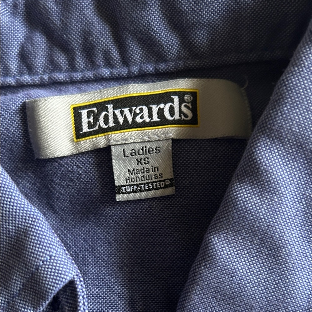 Blue Button-Up Shirt - Picture 2 of 6